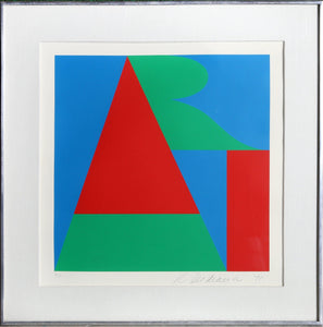 ART from the On the Bowery portfolio Screenprint | Robert Indiana,{{product.type}}