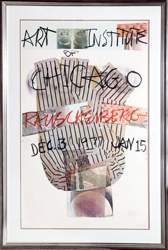 Art Institute of Chicago Exhibition Poster | Robert Rauschenberg,{{product.type}}
