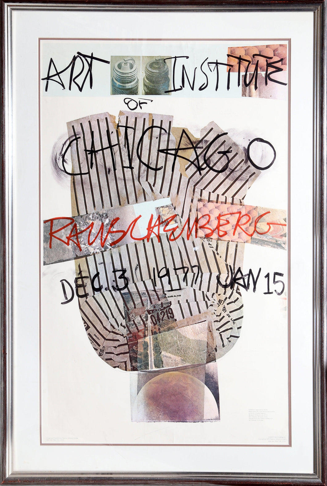 Art Institute of Chicago Exhibition Poster | Robert Rauschenberg,{{product.type}}