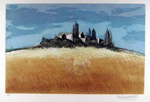 Artimino Lithograph | Pino Finocchiaro,{{product.type}}