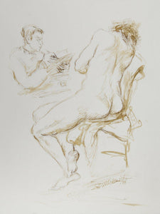 Artist and Nude Model - VII Ink | Ira Moskowitz,{{product.type}}