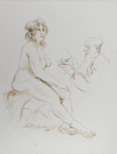 Artist and Nude Model - VIII Ink | Ira Moskowitz,{{product.type}}