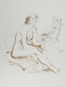 Artist and Nude Model - XII Ink | Ira Moskowitz,{{product.type}}