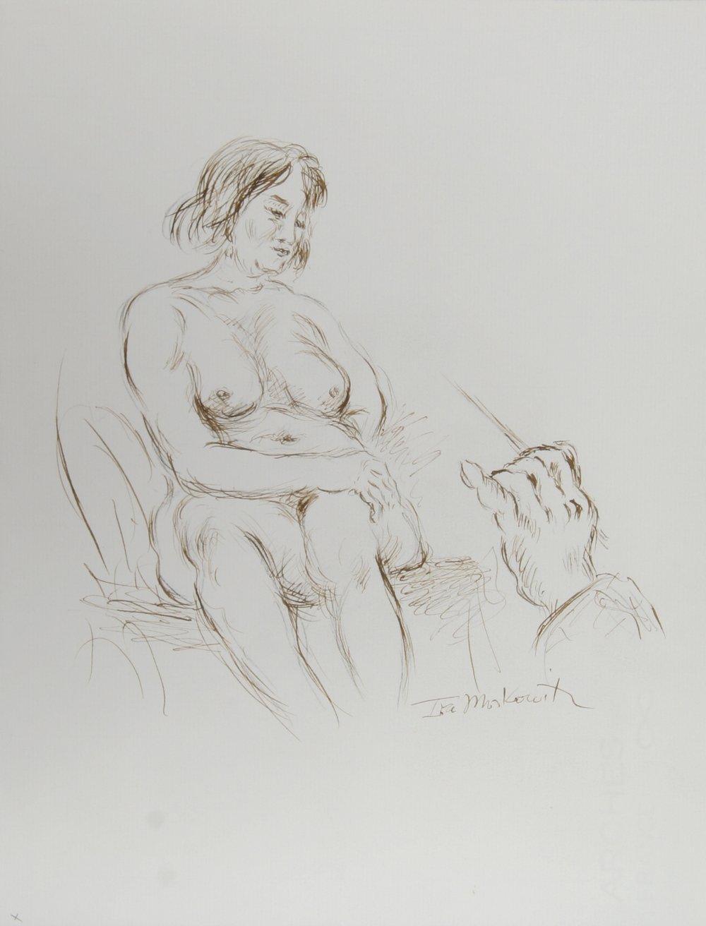 Artist and Nude Model - XIV Ink | Ira Moskowitz,{{product.type}}