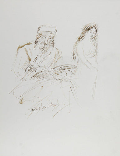 Artist with Model Ink | Ira Moskowitz,{{product.type}}