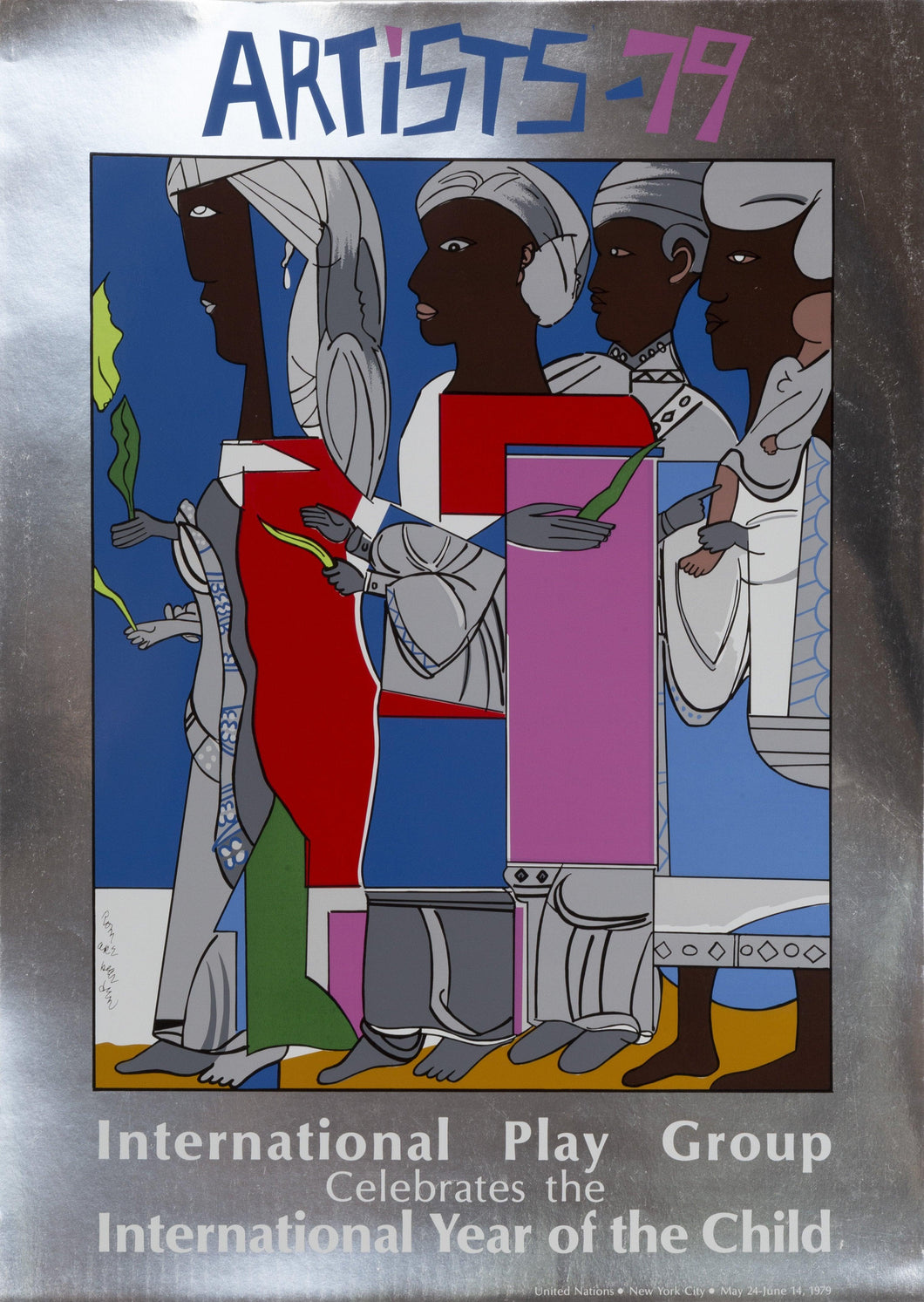 Artists 79, The Processional Poster | Romare Bearden,{{product.type}}
