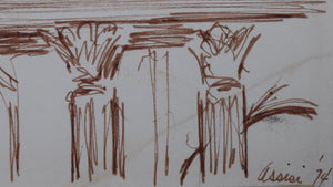 Assisi (Piazza, Church and Temple) Ink | Charles Blaze Vukovich,{{product.type}}