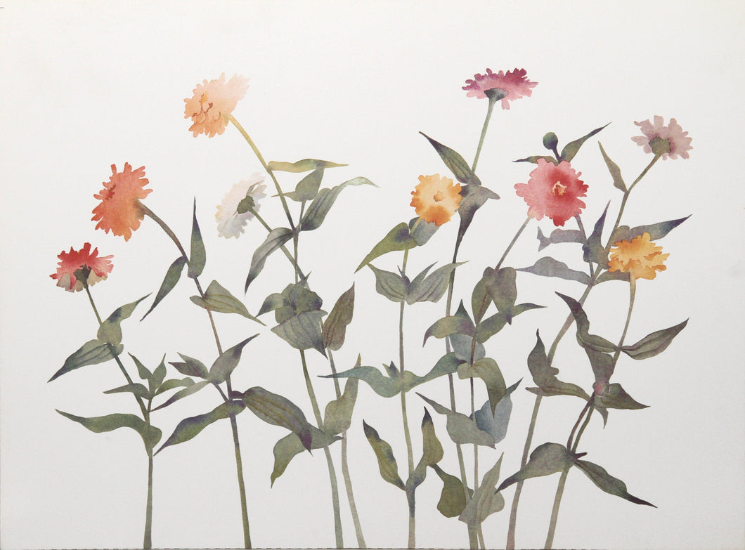 Asters Lithograph | Susan Headley van Campen,{{product.type}}