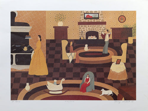 At Home Lithograph | Nancy Lubeck,{{product.type}}