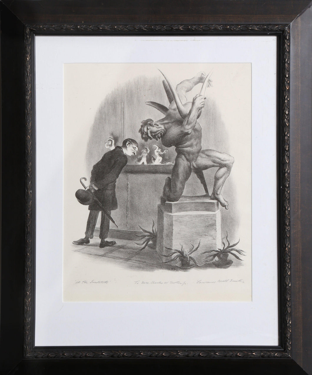 At The Institute Lithograph | Lawrence Beall Smith,{{product.type}}