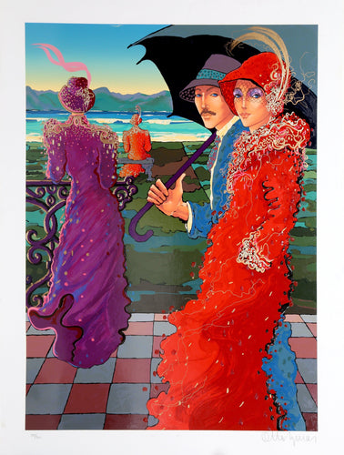 Atanazio Beach Screenprint | Otto Aguiar,{{product.type}}