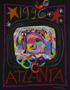 Atlanta Olympics Stadium Pastel | Judith Bledsoe,{{product.type}}
