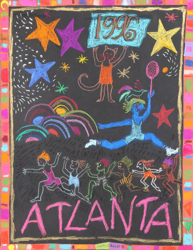 Atlanta Olympics - Star Athletes Pastel | Judith Bledsoe,{{product.type}}