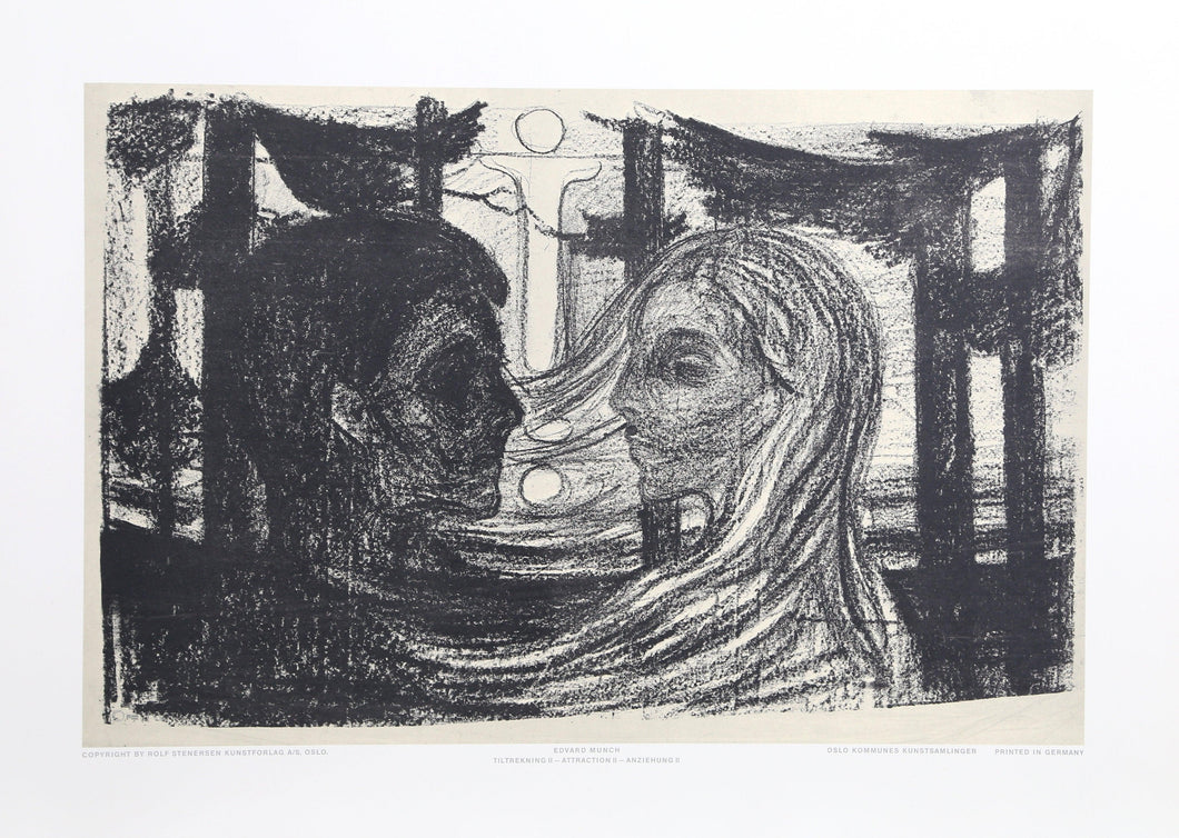 Attraction II Poster | Edvard Munch,{{product.type}}