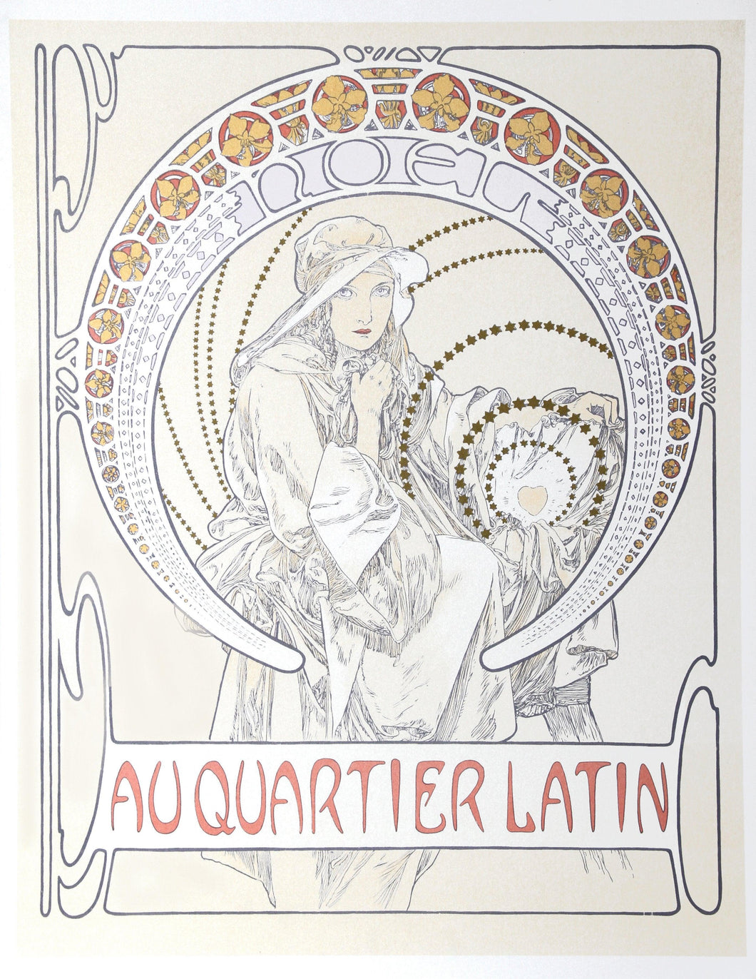 Au Quartier Latin, 65 Poster | Alphonse Mucha,{{product.type}}