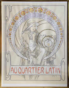 Au Quartier Latin Poster | Alphonse Mucha,{{product.type}}