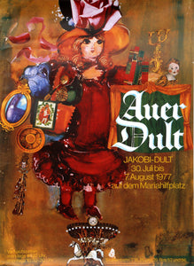 Auer Dult - Munich Germany Poster | Travel Poster,{{product.type}}