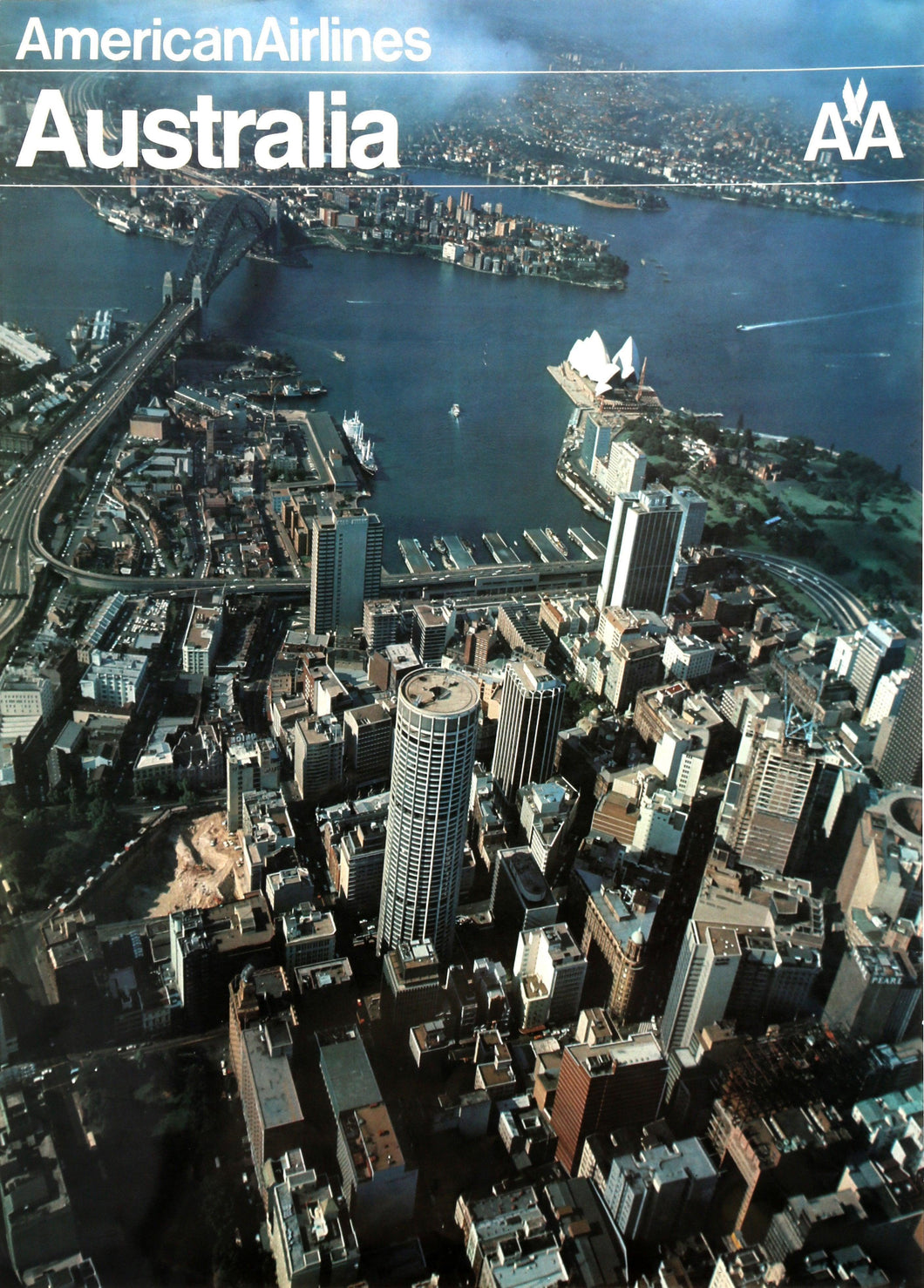 Australia - American Airlines (Sydney) Poster | Travel Poster,{{product.type}}