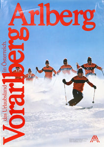 Austria - Arlberg Voralberg Poster | Travel Poster,{{product.type}}