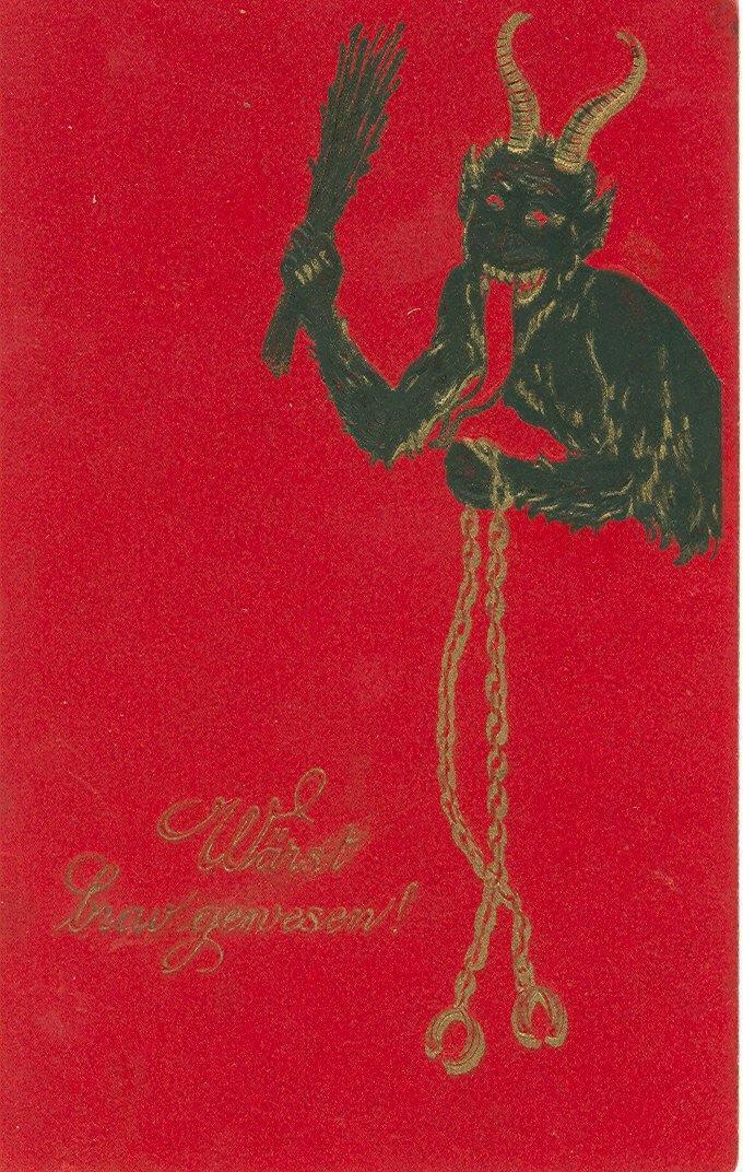 Austrian Devil with Chain Ephemera | Unknown Artist,{{product.type}}