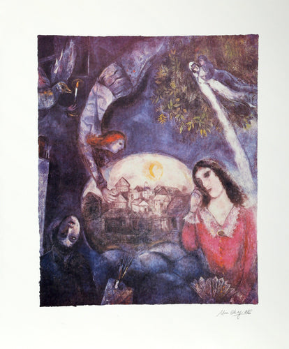 Autour d'Elle Poster | Marc Chagall,{{product.type}}