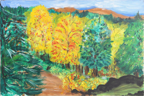 Autumn Forest Oil | Unknown Artist,{{product.type}}