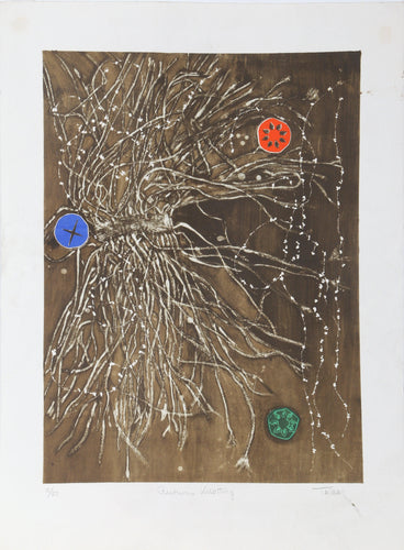 Autumn Knotting Lithograph | Unknown Artist,{{product.type}}