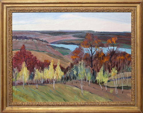 Autumn Landscape Oil | Rober,{{product.type}}