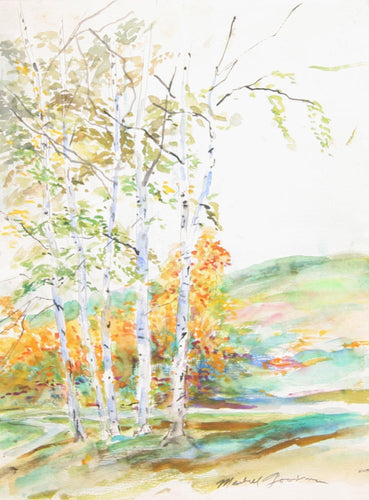 Autumn Landscape Watercolor | Marshall Goodman,{{product.type}}