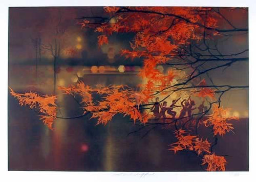 Autumn Leaves (Frank Gifford) Lithograph | Robert Peak,{{product.type}}