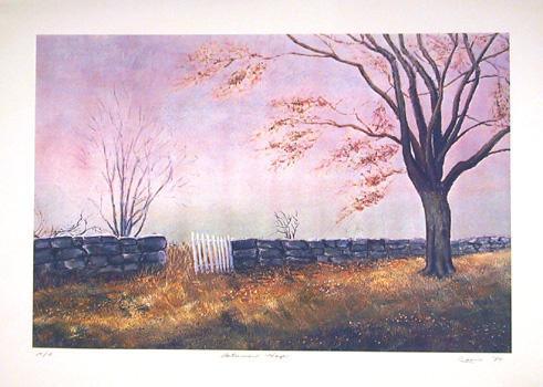 Autumn Lithograph | David Cain,{{product.type}}
