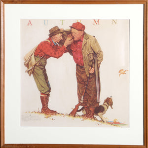 Autumn Poster | Norman Rockwell,{{product.type}}