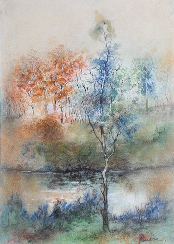 Autumn Stream Gouache | Antonio Rivera,{{product.type}}