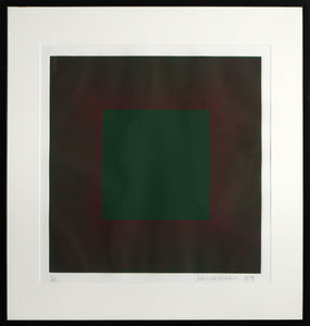Autumn Suite (Green with Red) Etching | Richard Anuszkiewicz,{{product.type}}