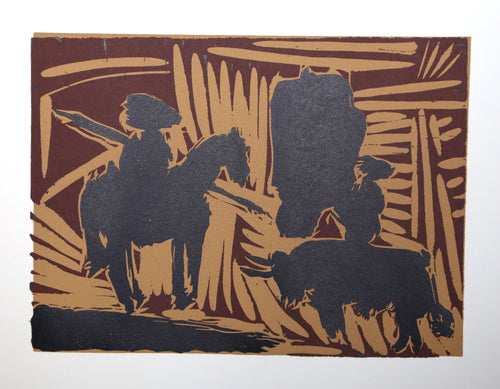 Avant le Pique (43) Woodcut | Pablo Picasso,{{product.type}}