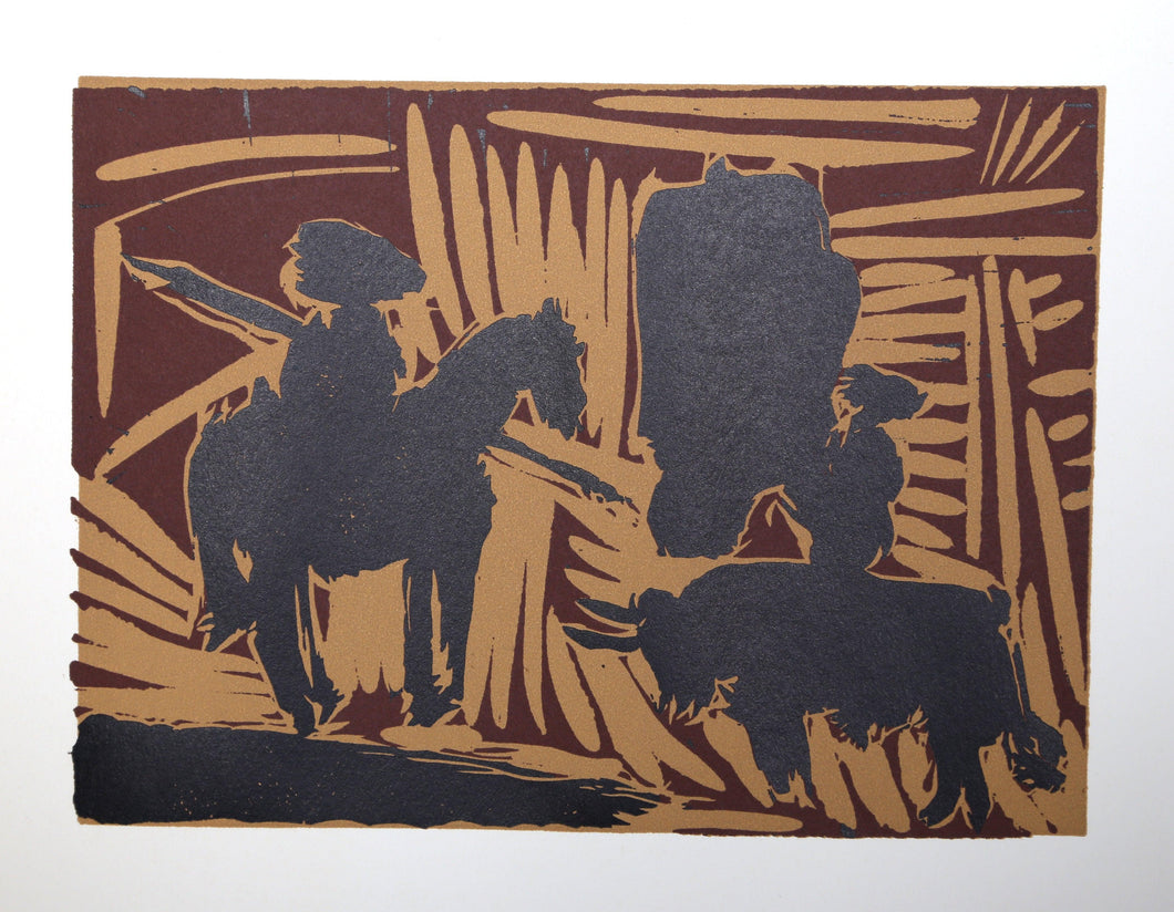 Avant le Pique (43) Woodcut | Pablo Picasso,{{product.type}}