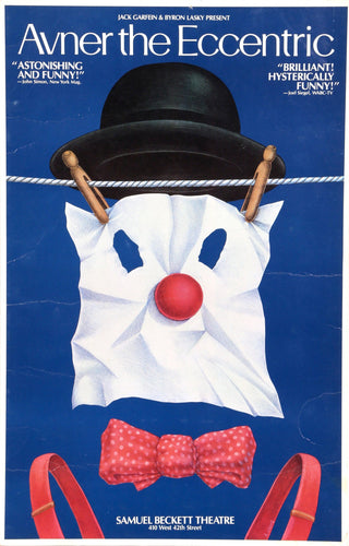 Avner the Eccentric at Samuel Beckett Theater Poster | Unknown Artist,{{product.type}}