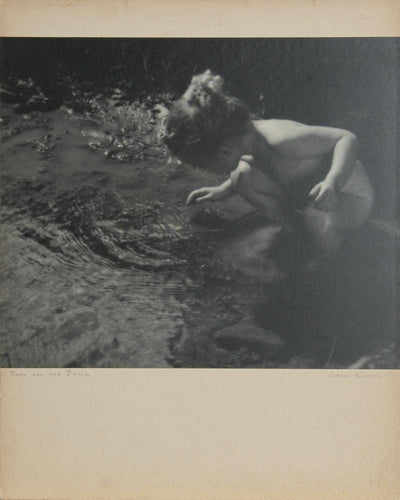 Baby and the Brook Black and White | Gordon Kuster,{{product.type}}