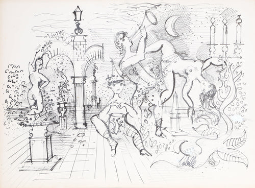 Bacchanale 1 Ink | Charles Cobelle,{{product.type}}