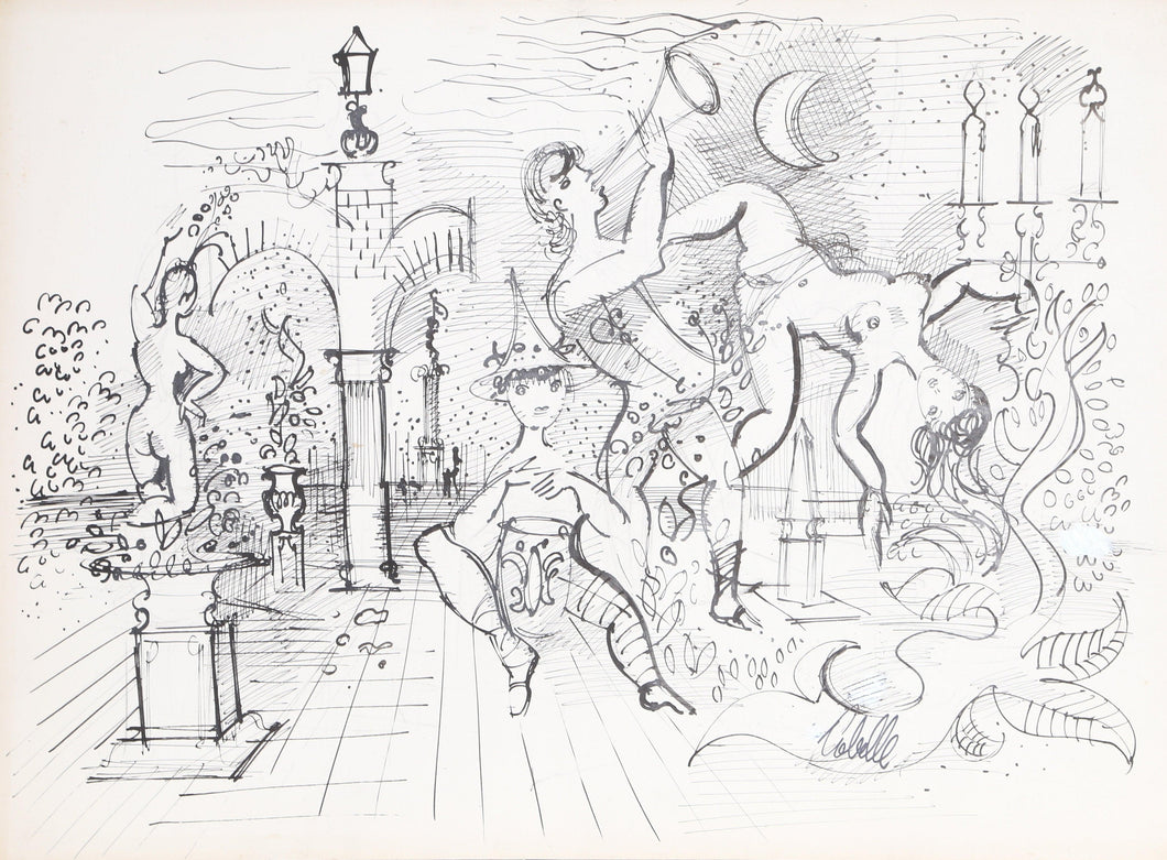 Bacchanale 1 Ink | Charles Cobelle,{{product.type}}