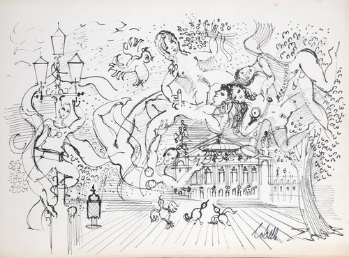 Bacchanale 2 Ink | Charles Cobelle,{{product.type}}