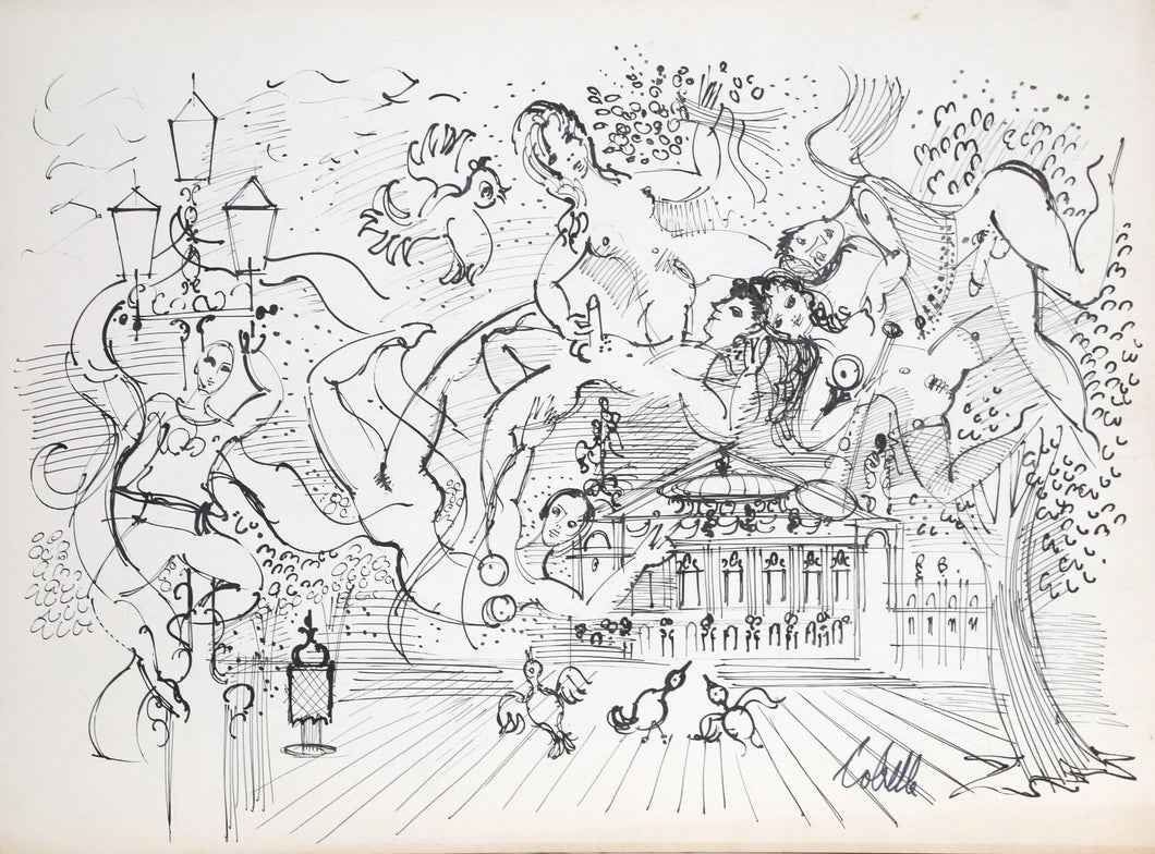 Bacchanale 2 Ink | Charles Cobelle,{{product.type}}