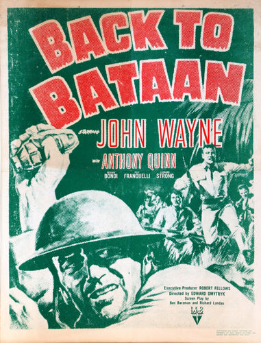 Back to Bataan starring John Wayne Poster | Unknown Artist - Poster,{{product.type}}