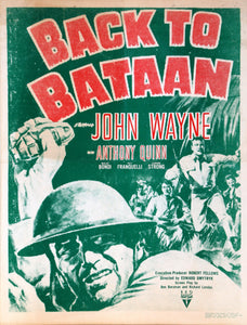 Back to Bataan starring John Wayne Poster | Unknown Artist - Poster,{{product.type}}