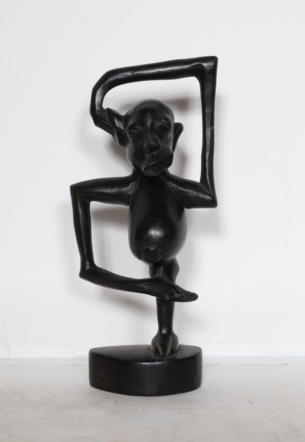 Balancing Figure with Wrapped Limbs Wood | African or Oceanic Objects,{{product.type}}