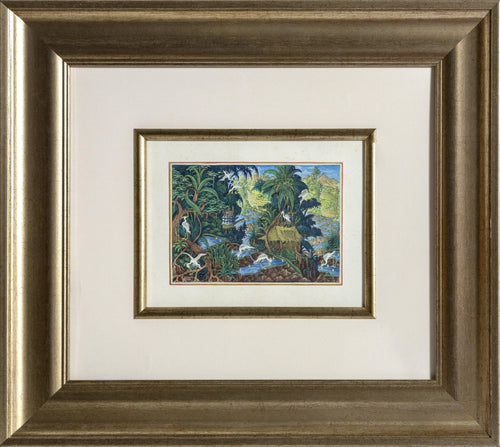 Balinese Landscape Gouache | Unknown Artist,{{product.type}}