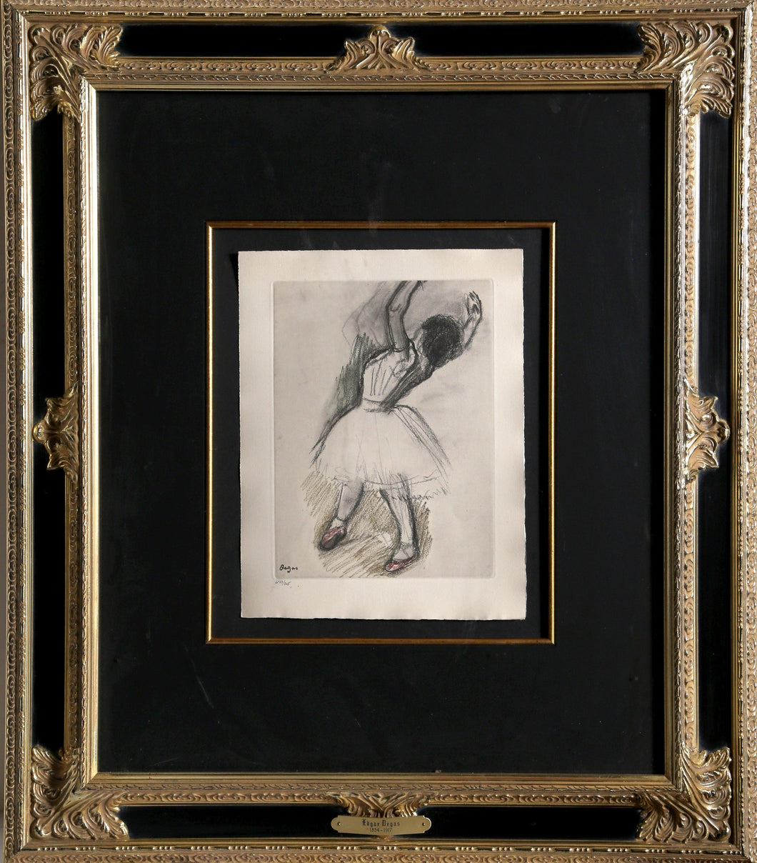 Ballerina from Danse Dessin Etching | Edgar Degas,{{product.type}}