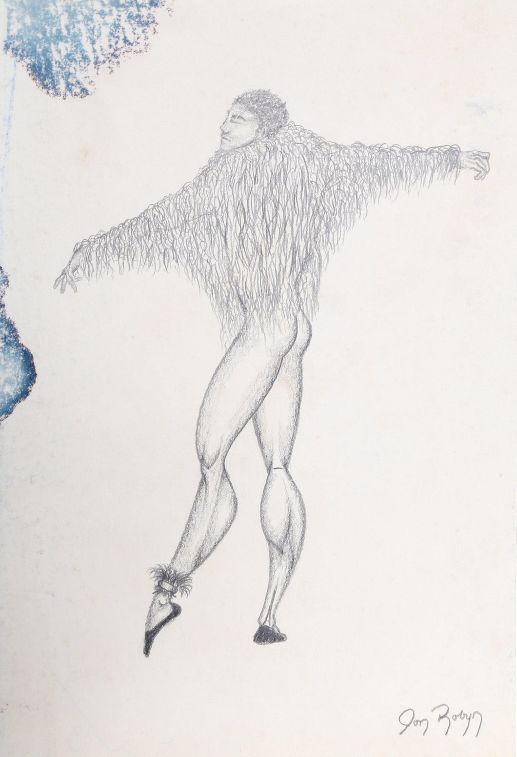 Ballerina with Fur Coat Pencil | Jon Robyn,{{product.type}}