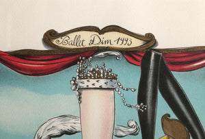 Ballet Dim Lithograph | Hélène Tran,{{product.type}}