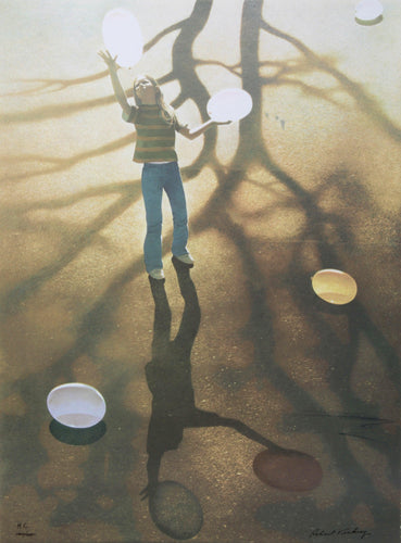 Balloon Dance Screenprint | Robert Remsen Vickrey,{{product.type}}